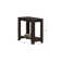 Table d'appoint de style transitionnel en stratifié pouvant servir de table de lampe, table de chevet, table de bout