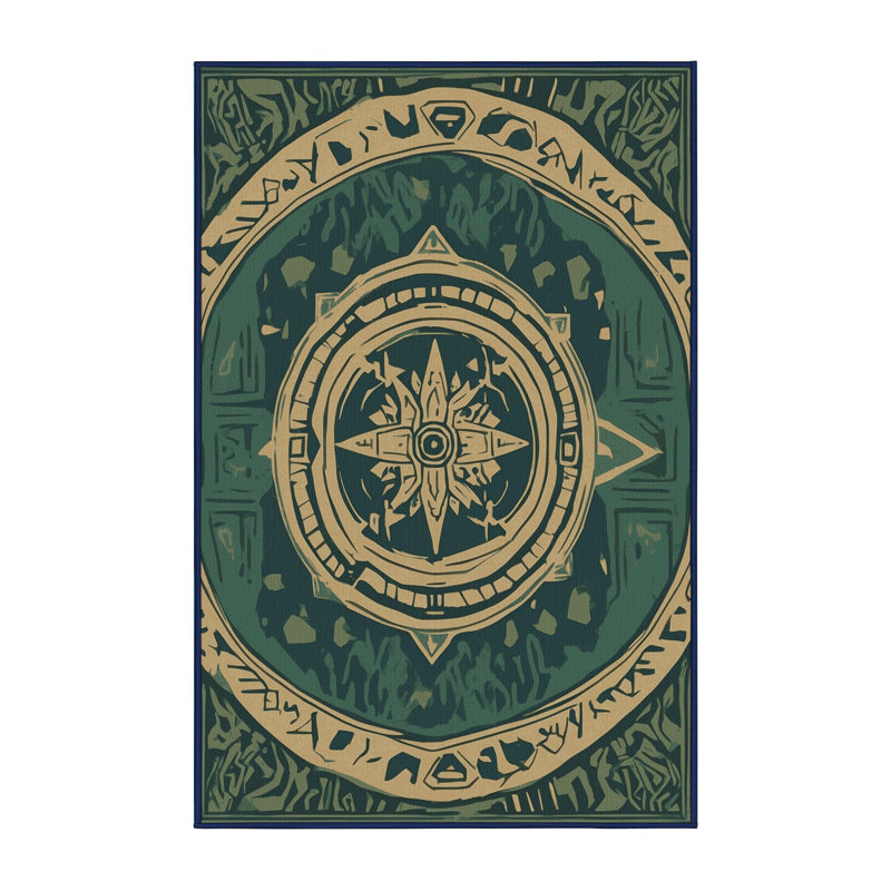 Orb Of Wisdom Rug, Rectangle 3' x 5'