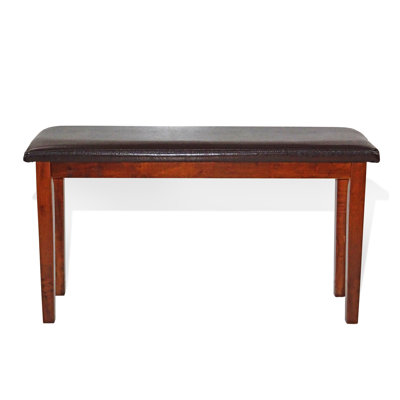 Johnniqua Faux Leather Upholstered Bench