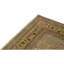 Tapis brun / beige / ivoire noué à la main de qualité supérieure de 6 pi x 9 pi 3 po de conception unique