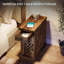 Table de bout étroite avec tiroir et armoire