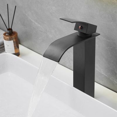 Waterfall Single Hole Single Handle Bathroom Vessel Sink Faucet