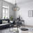 Phifer 4- Light Modern Black Drum Pendant Lighting