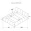 Lit plateforme tapissier Crowley-657181109