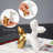 Cute ceramic balloon dog statue