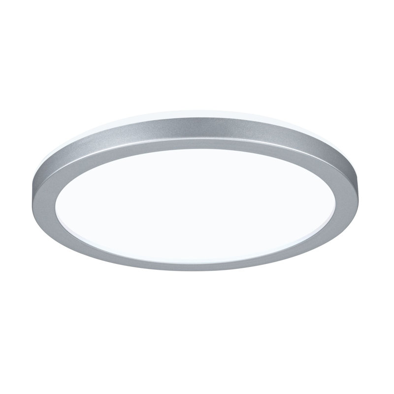 1-Light 19cm LED Integrated Flush Mount, 2.8cm H x 19cm W x 19cm D, Chrome