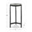 Kyas Hokku Designs Eternity Iron & Glass Accent Table