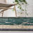 Kedron Natural Fiber Hand Loomed Jute/Cotton Geometric Rug in Dark Green-823405421