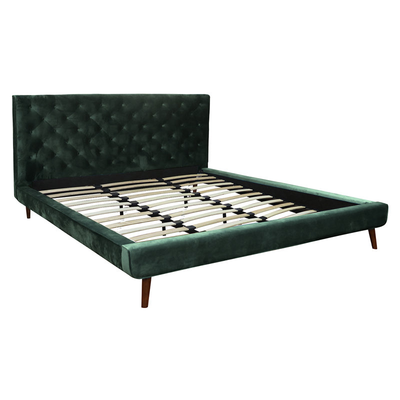 Hamsa Upholstered Platform Bed, Queen