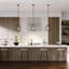 Poulan 1 - Light Bronze Geometric Pendant