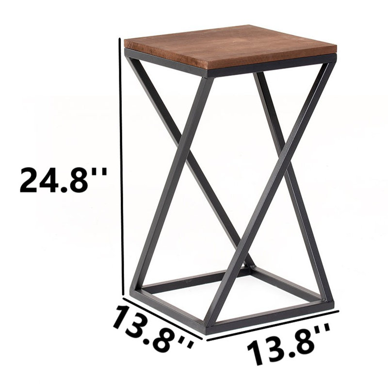 Pieds croisés pour table de bout