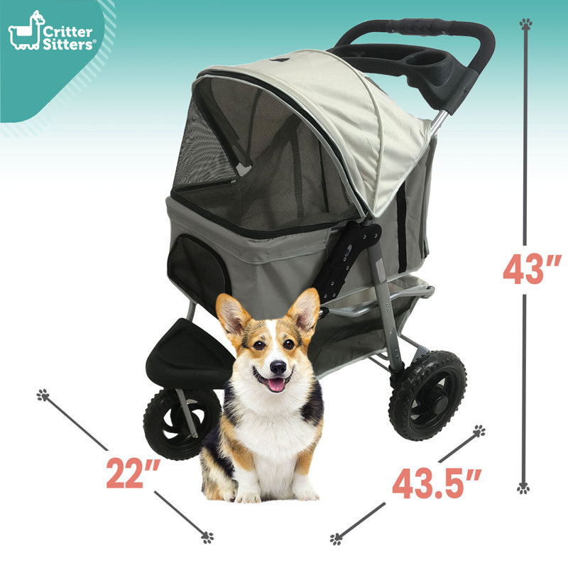 Foldable Pet Jogger Stroller