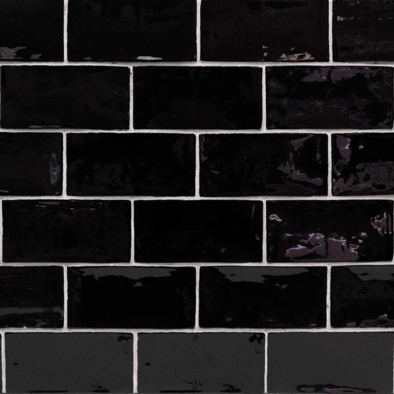 Lancaster 3x12 Polished Ceramic Subway Tile, Gray