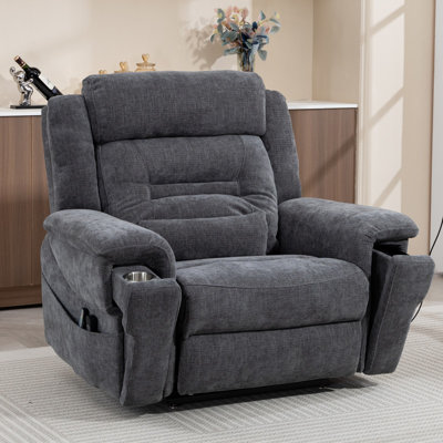 50'' Wide Extra Large Power Lift Recliner Chair With Heat & Massage