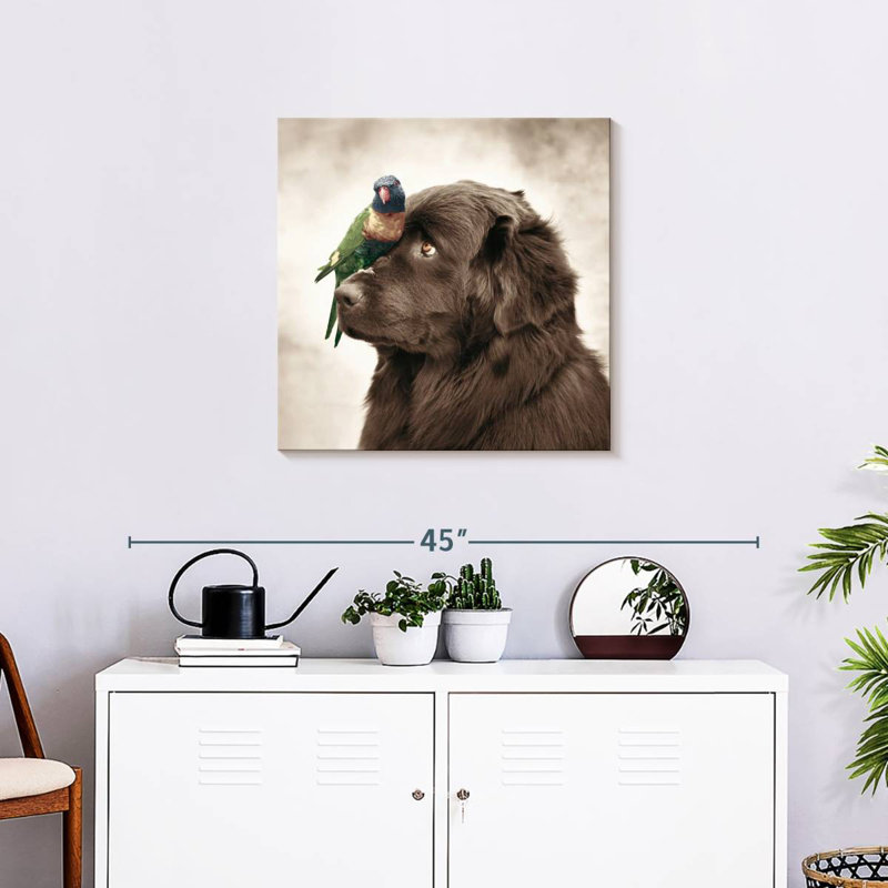 Brampt Henry And Pipi, 10" H x 10" W