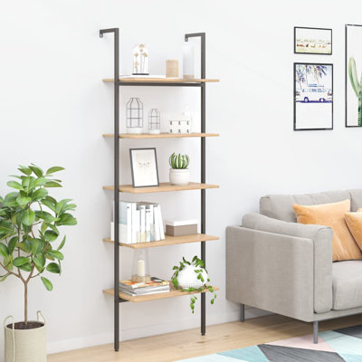 Cassoday 185cm H x 64cm W Manufactured Wood;Steel Bookcase