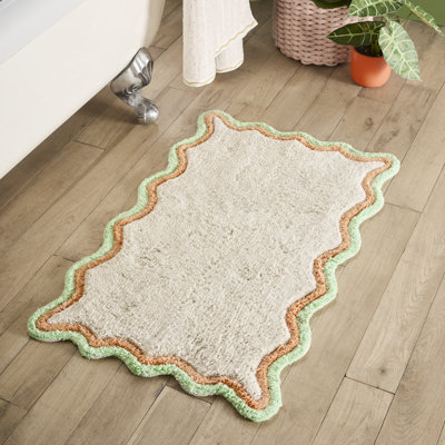 Cotton Blend Bath Mat
