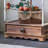White Solid Wood + Iron Display Cases