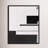 Geometric Study - Picture Frame Graphic Art