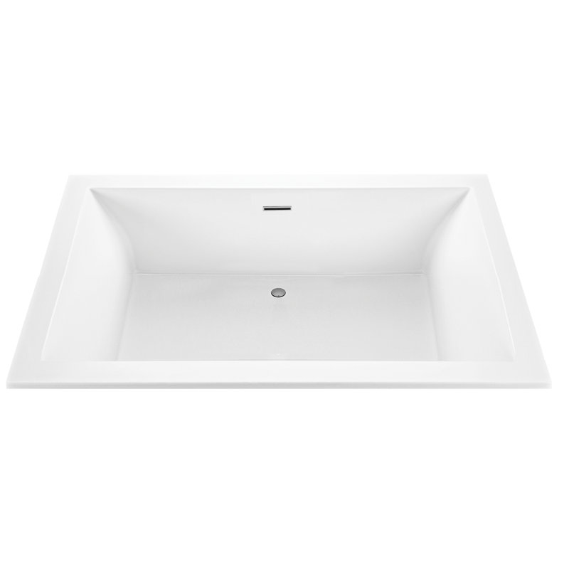 Baignoire à air 66 "MTI Solutions 22, Blanc, Sous-comptoir