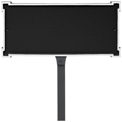 New Yorker Rectangle Lawn Insert Plaque