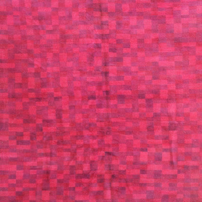 Tapis rose/bleu traditionnel Akinruntan