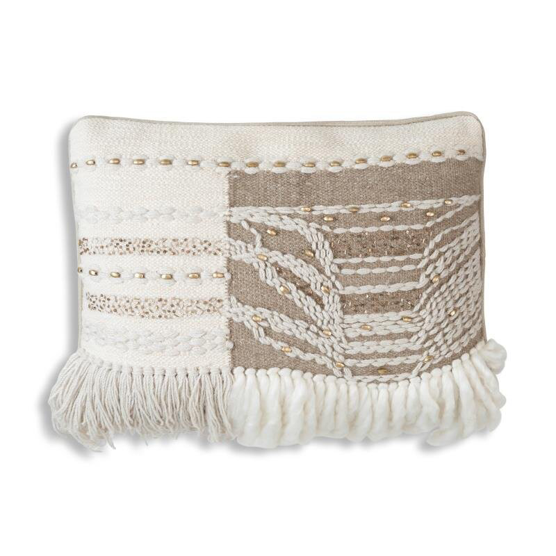 Koa Wool Pillow Cover & Insert, Rectangular, 14” H x 20” W