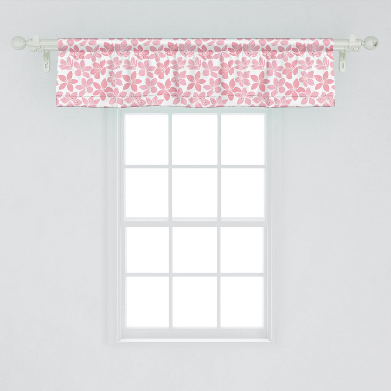 Ensemble de 2 cantonnières Ambesonne Cherry Blossom, L 42 po x L 18 po
