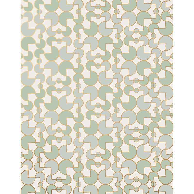 Arcade Wallpaper | Traditional / Roll - 27" x 30', Celadon