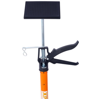 2pack Adjustable Support Pole, Steel 3rd Hand Support System With Dual Adjustment Mechanism, 45-114 Inch Extension Range, Cabinet Jacks For Drywall, Ceiling Installation, Cargo Bars With Carry Bag