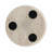 Latitude Run® 10" Tan Travertine Footed Bowl, Stone