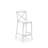 Milan Patio Stool 30" Bar Height-93547766