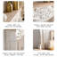 White Solid Wood Freestanding Fireplace