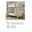 Madilyn Heavy Duty Solid Pine Bunk Bed-1552539189