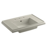 Tresham Ceramic 30" Fireclay Bathroom Sink with Overflow