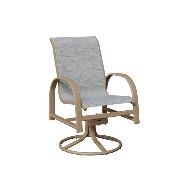 Chaise berçante berçante pivotante Berlin Gardens, Canne des Caraïbes, Chêne veiné de bois