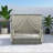 Adjustable Sun Bed With Curtain-2053926968