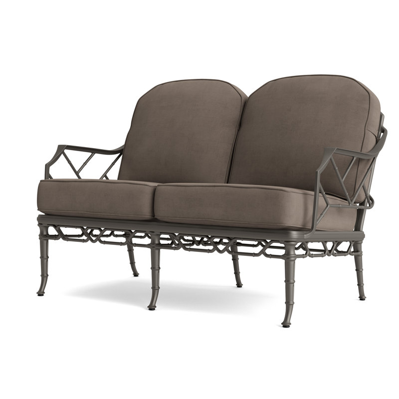 Calcutta Outdoor 2 - Seat Loveseat, Fusion Moccasian, Mica