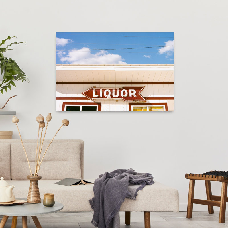 Tennessee Liquor Abstract Contemporary Architecture City Wall Art Print 1 Piece Wrapped Canvas Wall Art