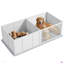 Boîte de mise bas pour chien, boîte de mise bas avec coussin imperméable et porte réglable