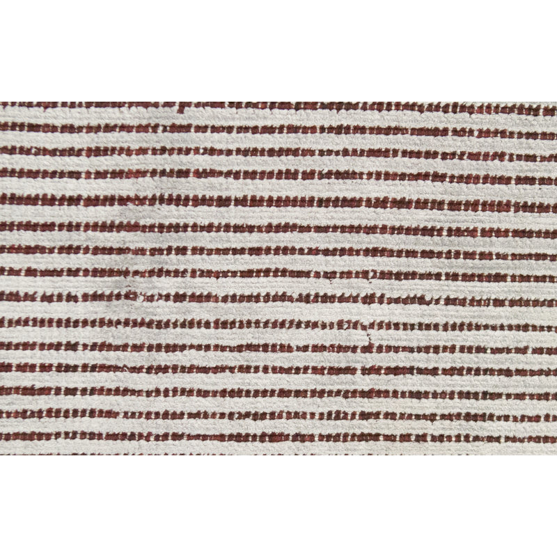 Hand Woven Wool Striped Area Rug