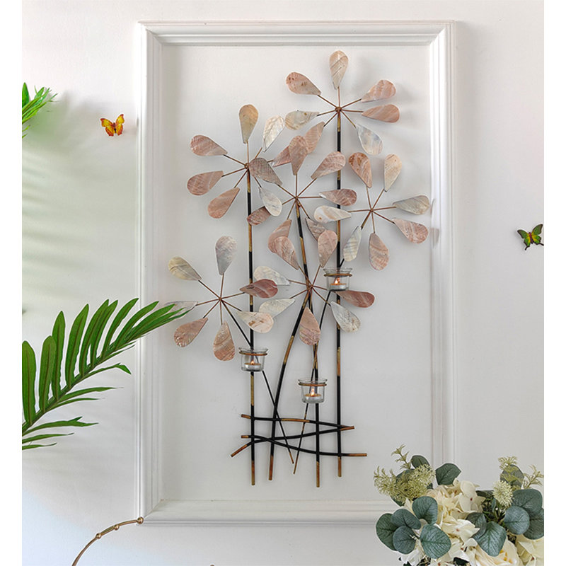 Retro iron shell wall decoration piece