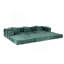 Canapé-lit convertible à compression avec cadre de forme fixe, conception modulaire désossée, aucun assemblage requis, idéal pour plusieurs espaces de vie-866090262