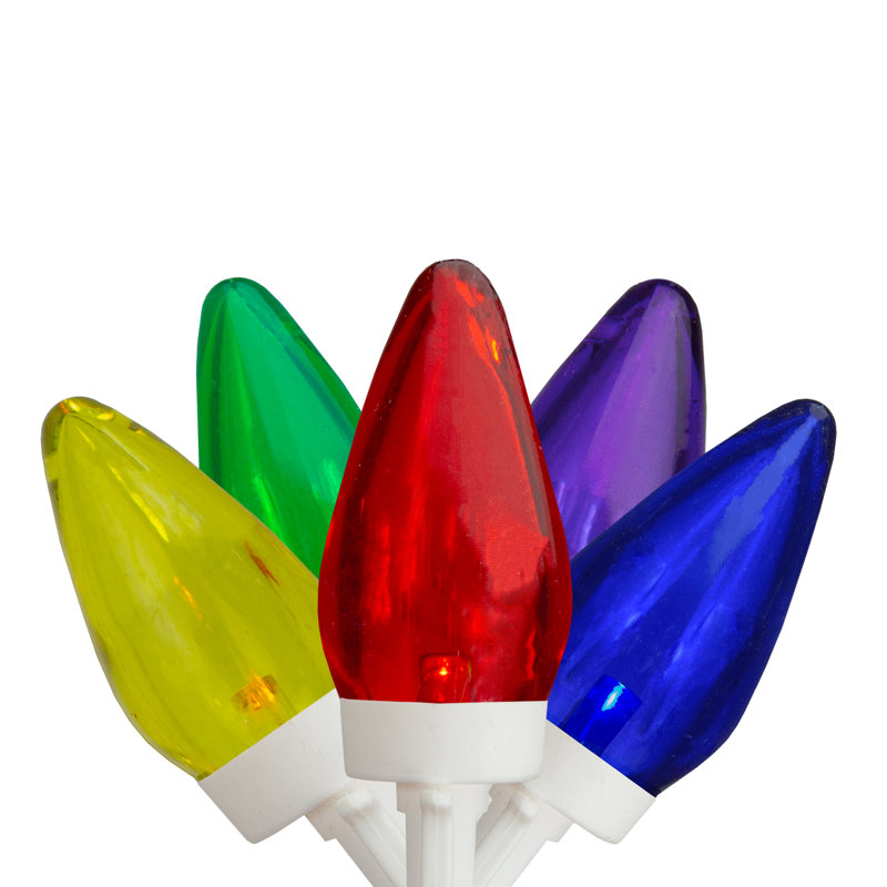 Guirlande de lumières DEL 1 po, Multicolore