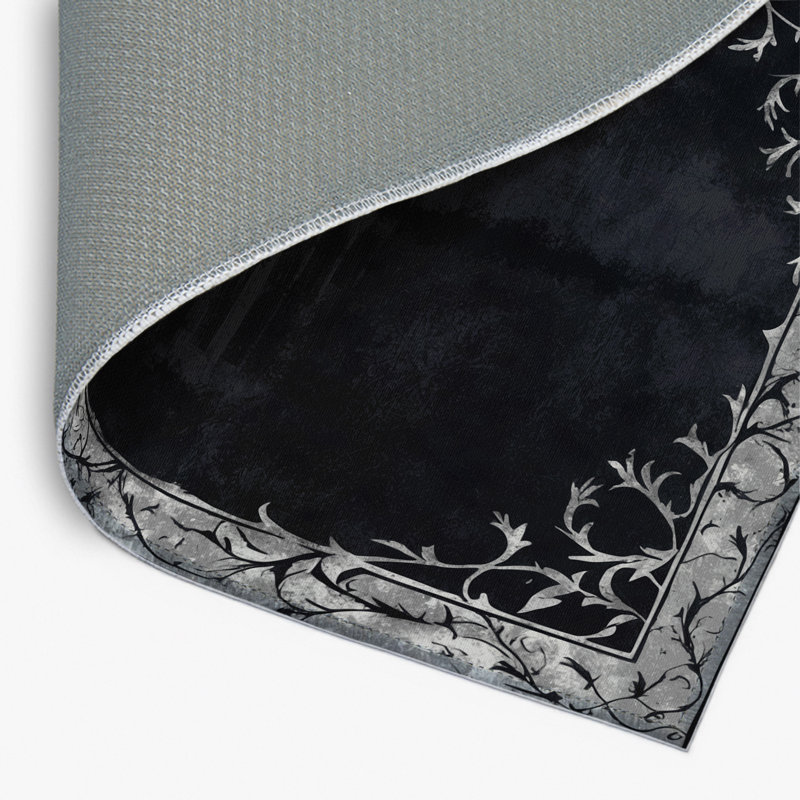 Tapis argenté intérieur et extérieur, Rectangle 5 pi x 7 pi
