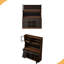 Armoire de rangement sur pied l 63 po avec huche, grand bar à café avec 6 tiroirs, 4 armoires avec tablettes réglables