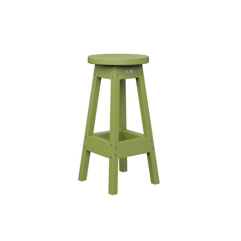 Berlin Gardens Regular Outdoor Bar Stool, Kiwi Green