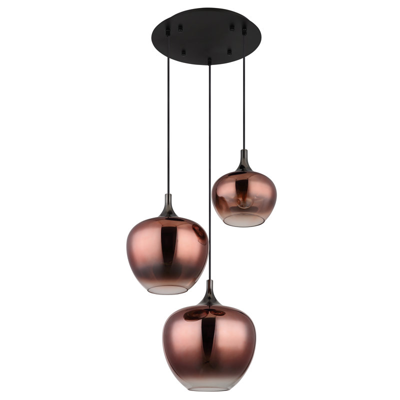 Edith 3 - Light Pendant, Copper-coloured