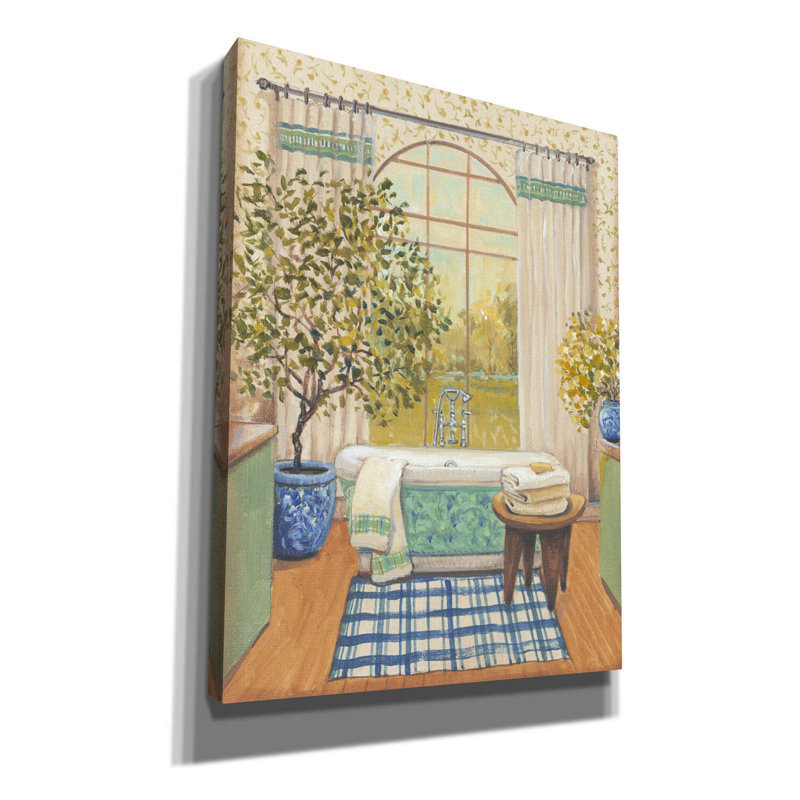 «Room With A View I» par Tim O'toole, art mural sur toile, H 16 po x l 12 po x P 0,75 po