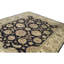 Tapis noir / brun noué à la main-78165662